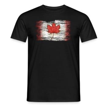 Le Canada - T-shirt homme - noir - Devant - AI Model Male 178 light (178cm)