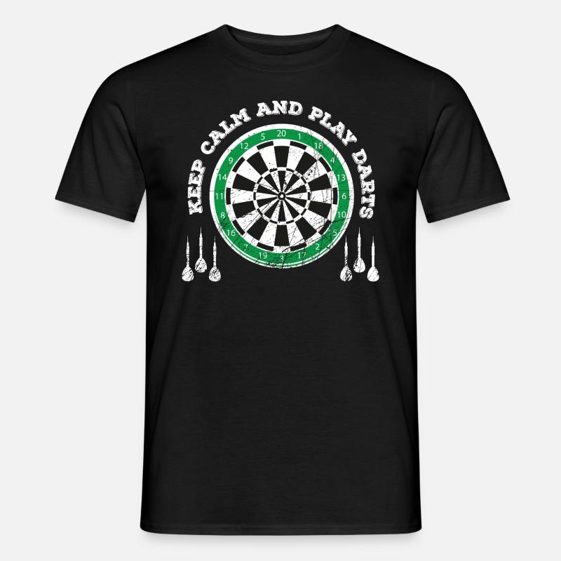 Fléchettes Fléchettes Dartboard Lancer Flèche - T-shirt homme - noir
