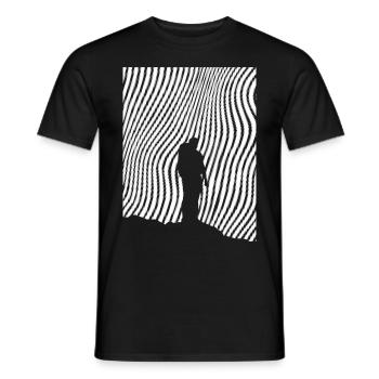 Hikers - (2) - Men's T-Shirt - black - Front - AI Model Male 178 light (178cm)