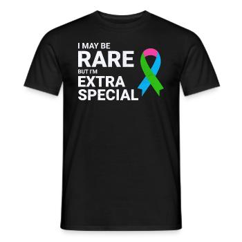 Sensibilisation aux maladies rares Extra-Special Singularness - T-shirt homme - noir - Devant - AI Model Male 178 light (178cm)