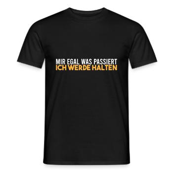 Ich werde halten - Männer T-Shirt - Schwarz - Vorne - AI Model Male 178 light (178cm)