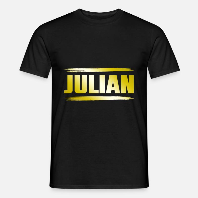 Julian - Männer T-Shirt - Schwarz
