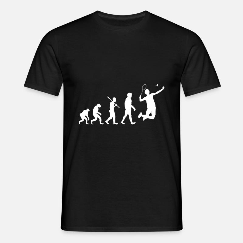 Badminton Opa Evolution - Männer T-Shirt - Schwarz