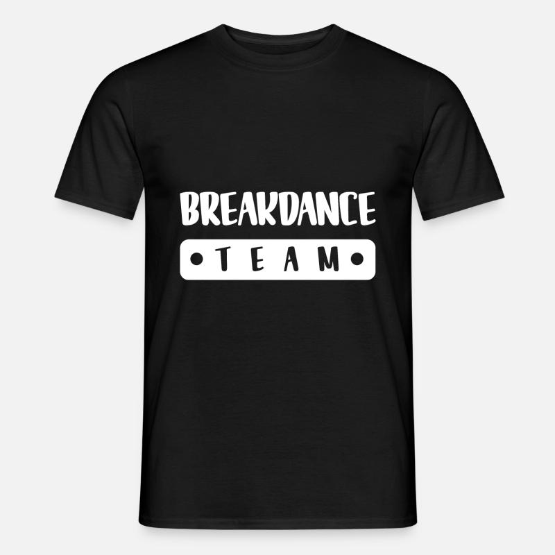 Breakdance Team - Männer T-Shirt - Schwarz