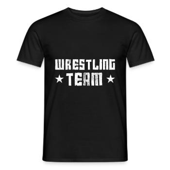 Wrestling Team - Männer T-Shirt - Schwarz - Vorne - AI Model Male 178 light (178cm)