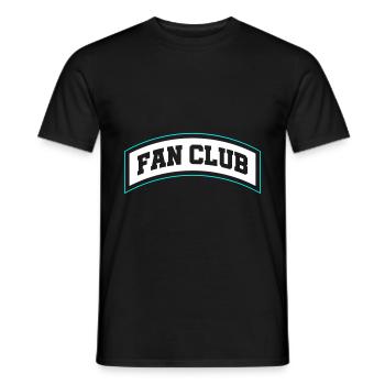 Membre du Fan Club - T-shirt homme - noir - Devant - AI Model Male 178 light (178cm)