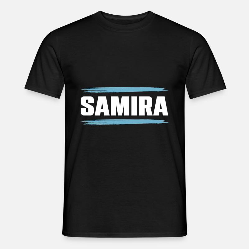 Samira - Männer T-Shirt - Schwarz