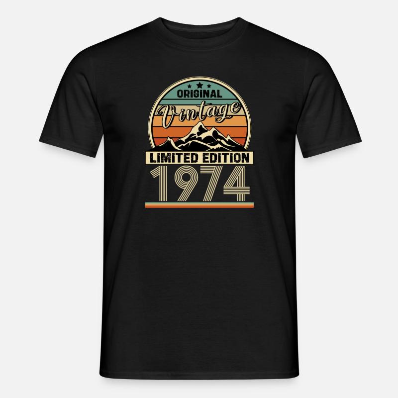 1974 - Männer T-Shirt - Schwarz