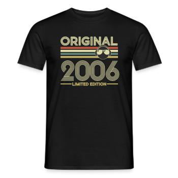2006 - Männer T-Shirt - Schwarz - Vorne - AI Model Male 178 light (178cm)