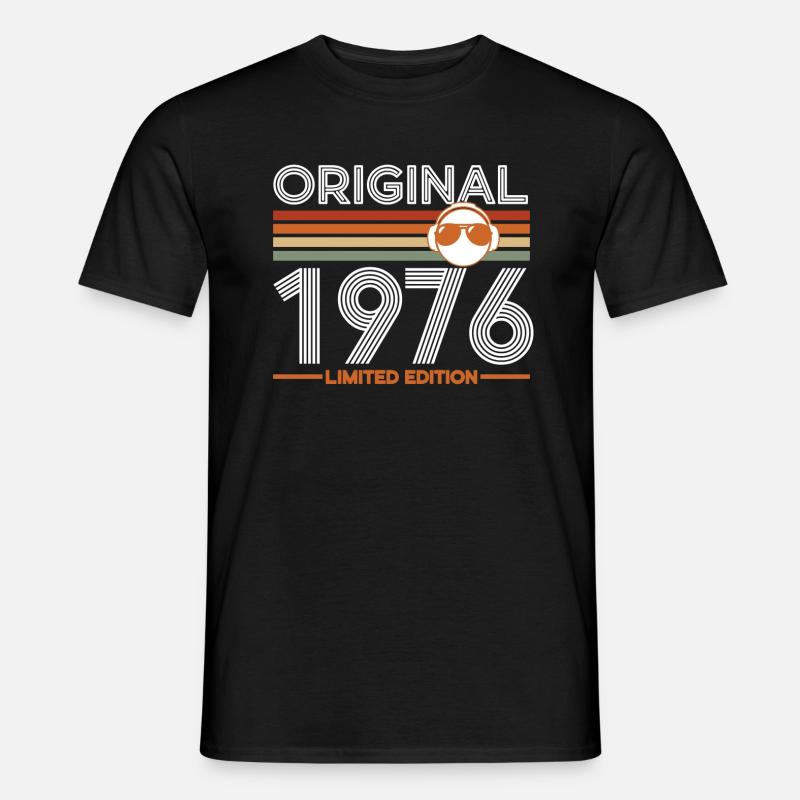 1976 - Männer T-Shirt - Schwarz
