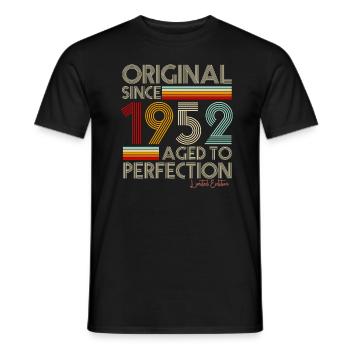 1952 - Men's T-Shirt - black - Front - AI Model Male 178 light (178cm)