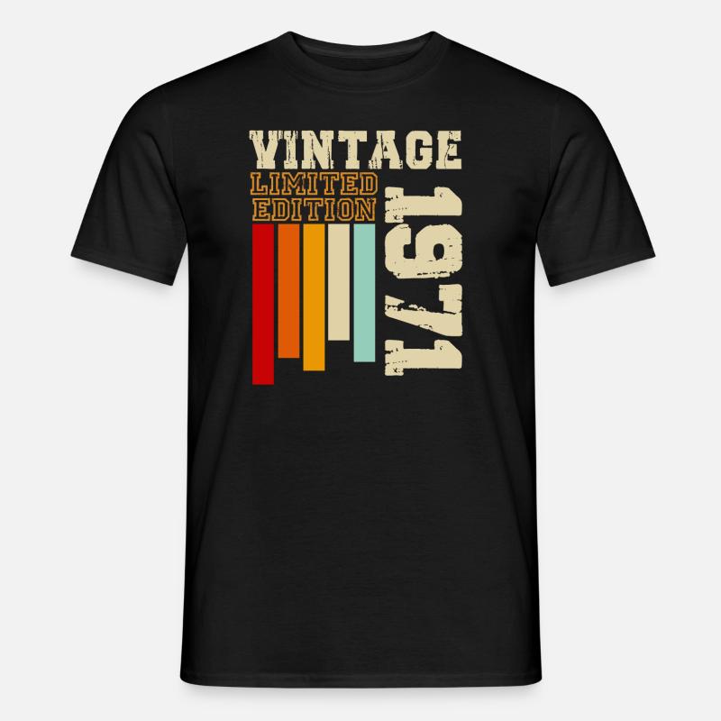 1971 - Männer T-Shirt - Schwarz