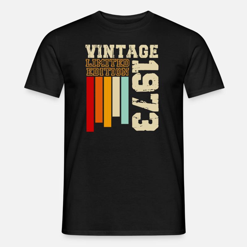 1973 - Männer T-Shirt - Schwarz