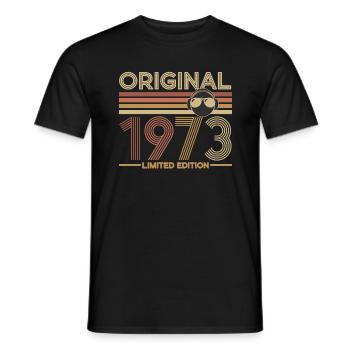 1973 - T-shirt homme - noir - Devant - AI Model Male 178 light (178cm)