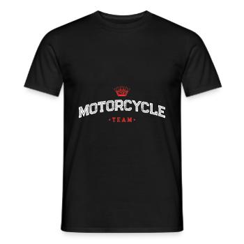 Équipe de motards - T-shirt homme - noir - Devant - AI Model Male 178 light (178cm)
