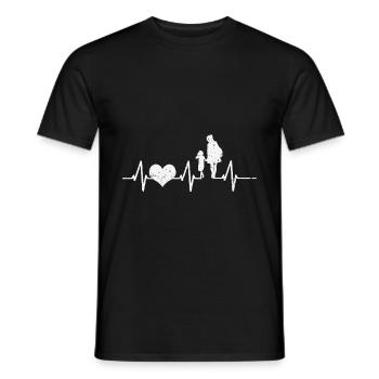 Mère Et Fille Fête des Mères Cadeau - T-shirt homme - noir - Devant - AI Model Male 178 light (178cm)