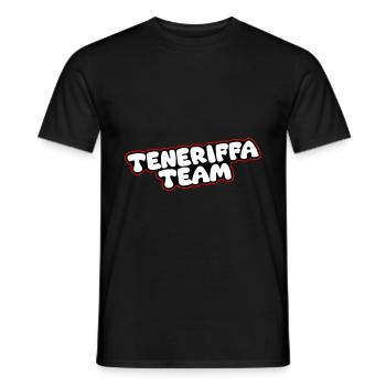 L’équipe de Tenerife - T-shirt homme - noir - Devant - AI Model Male 178 light (178cm)