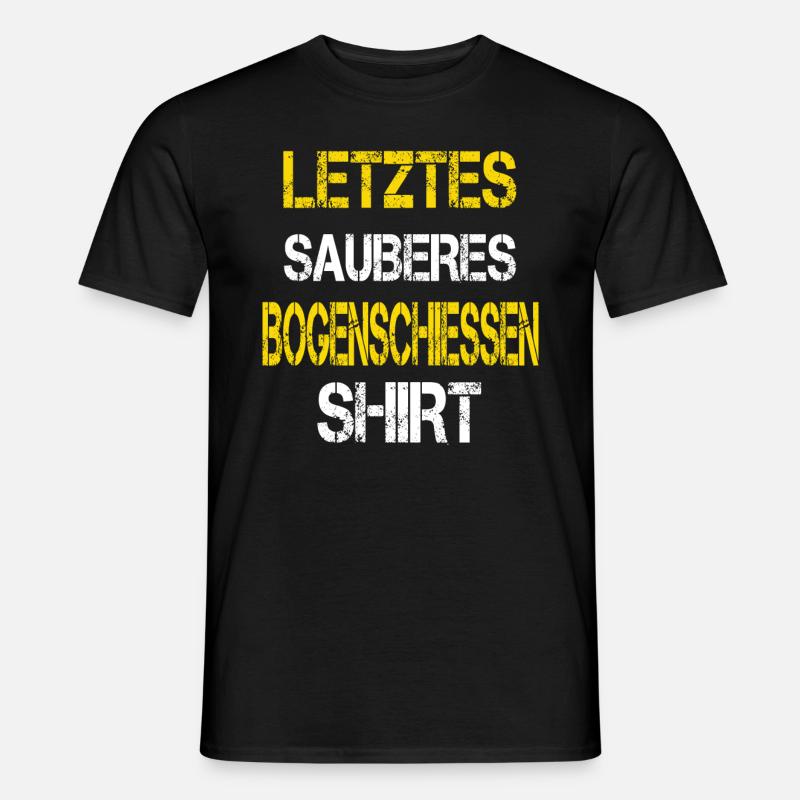 Bogenschiessen - Männer T-Shirt - Schwarz