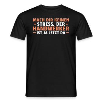Handwerker Humor Handwerk Beruf - Männer T-Shirt - Schwarz - Vorne - AI Model Male 178 light (178cm)