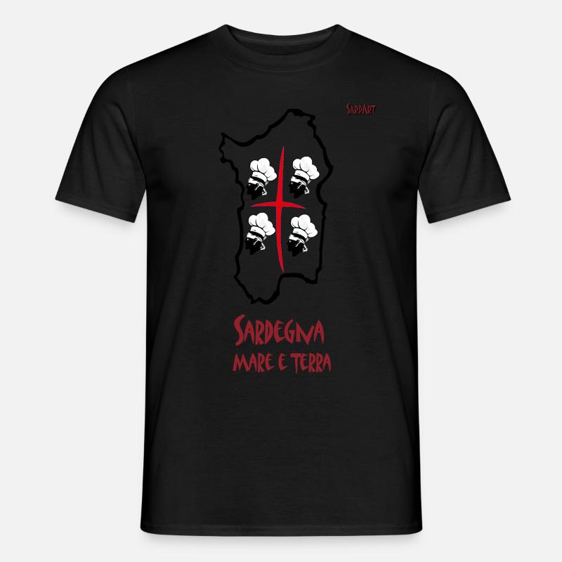 Sardegna - Mare e Terra - Men’s T-shirt - black
