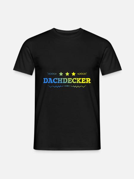 Dachdecker Beruf - Männer T-Shirt - Schwarz
