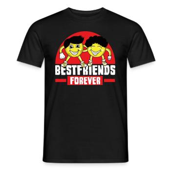 Best Friends Best Buds Best Friend - Men's T-Shirt - black - Front - AI Model Male 178 light (178cm)