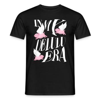 À l’époque de delulu - T-shirt homme - noir - Devant - AI Model Male 178 light (178cm)