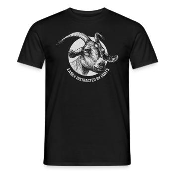 goat - Men's T-Shirt - black - Front - AI Model Male 178 light (178cm)