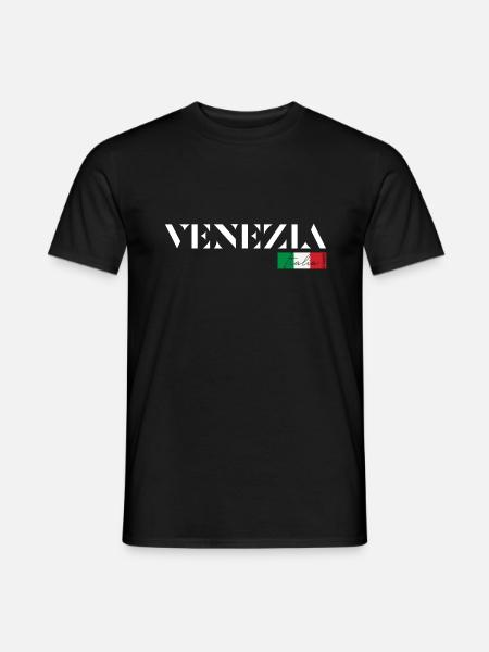 VENICE VENEZIA ITALIA ITALY HOLIDAY (f) - Men's T-Shirt - black
