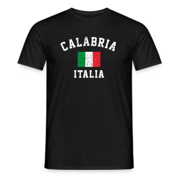 Calabria Italia Italy - Männer T-Shirt - Schwarz - Vorne - AI Model Male 178 light (178cm)