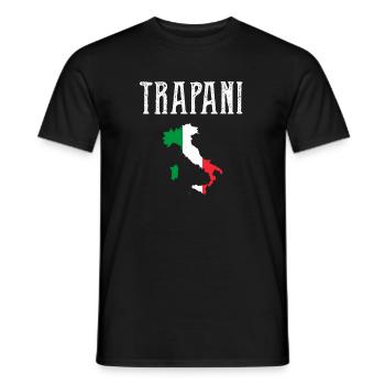 Trapani Italia Italy - Männer T-Shirt - Schwarz - Vorne - AI Model Male 178 light (178cm)