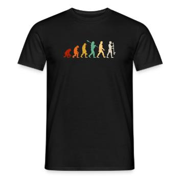 Bass Clarinet evolution, Music marching Bass Clari - Männer T-Shirt - Schwarz - Vorne - AI Model Male 178 light (178cm)