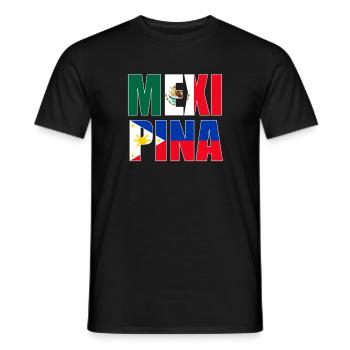 Mexipino Mexican Filipino Mexipino - Männer T-Shirt - Schwarz - Vorne - AI Model Male 178 light (178cm)