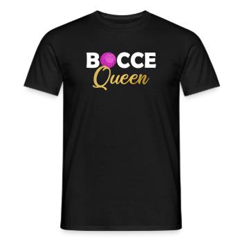 Bocce ball queen, bocce ball - Männer T-Shirt - Schwarz - Vorne - AI Model Male 178 light (178cm)