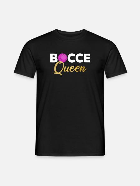 Bocce ball queen, bocce ball - Männer T-Shirt - Schwarz