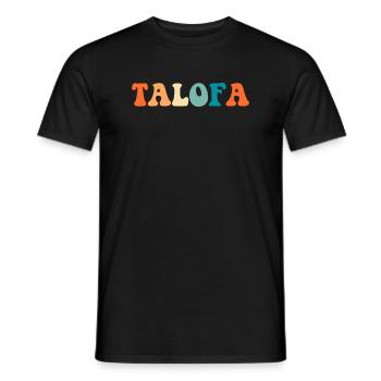 talofa,samoa - Männer T-Shirt - Schwarz - Vorne - AI Model Male 178 light (178cm)