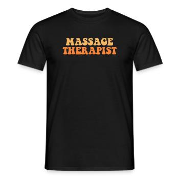 Massage Therapist - Männer T-Shirt - Schwarz - Vorne - AI Model Male 178 light (178cm)