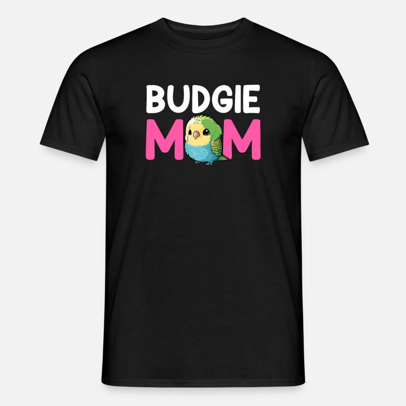 budgerigar parakeet, Budgie - Männer T-Shirt - Schwarz
