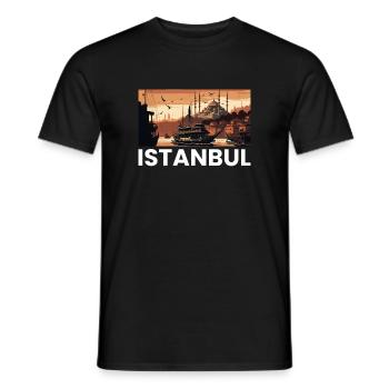 Istanbul, turkiye, turkey - Männer T-Shirt - Schwarz - Vorne - AI Model Male 178 light (178cm)