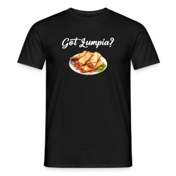 Got Lumpia?, Philippine Filipino Asian Food - Männer T-Shirt - Schwarz - Vorne - AI Model Male 178 light (178cm)