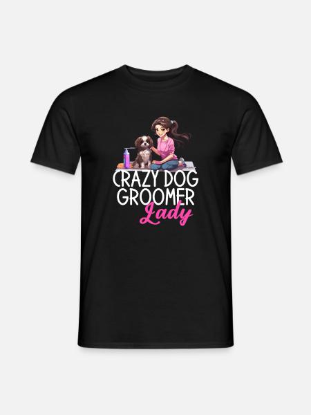 Dog Grooming - Männer T-Shirt - Schwarz