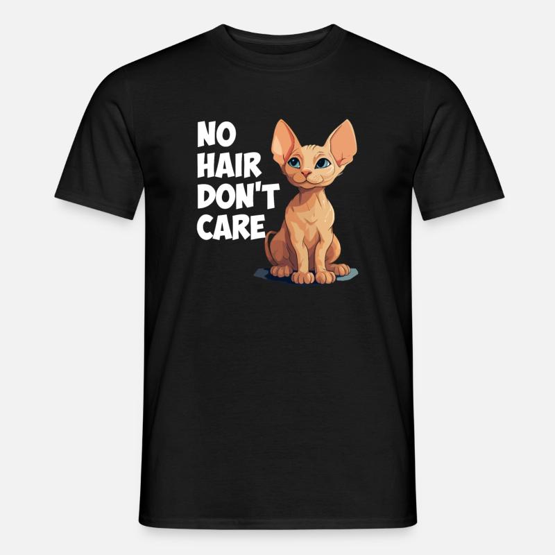 sphynx cat - Männer T-Shirt - Schwarz