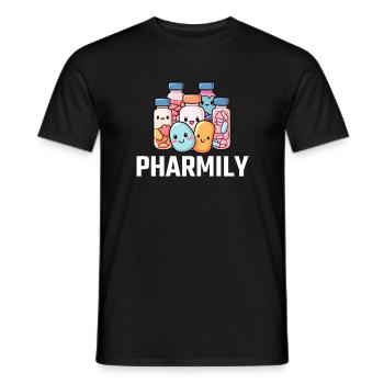 Pharmacist Technician, definition of Pharmily - Männer T-Shirt - Schwarz - Vorne - AI Model Male 178 light (178cm)