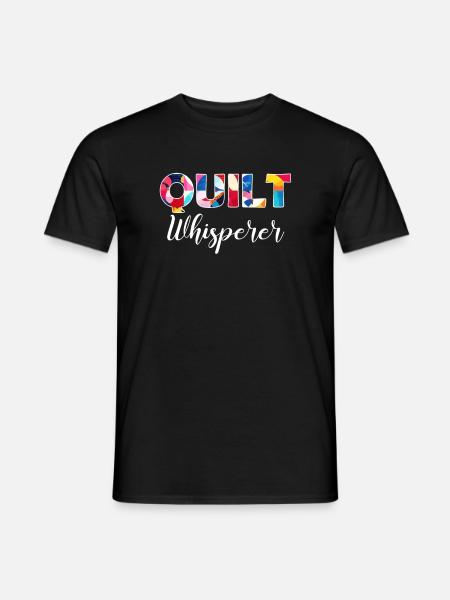 Sewciopath, Quilting sewing - Männer T-Shirt - Schwarz