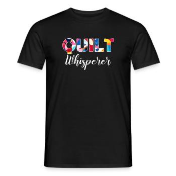 Sewciopath, Quilting sewing - Männer T-Shirt - Schwarz - Vorne - AI Model Male 178 light (178cm)