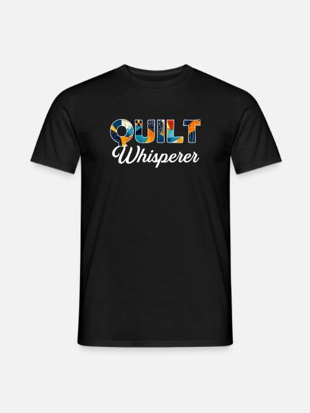 Sewciopath, Quilting sewing - Männer T-Shirt - Schwarz