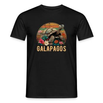 Galapagos Islands, ecuador Galapagos - Men's T-Shirt - black - Front - AI Model Male 178 light (178cm)