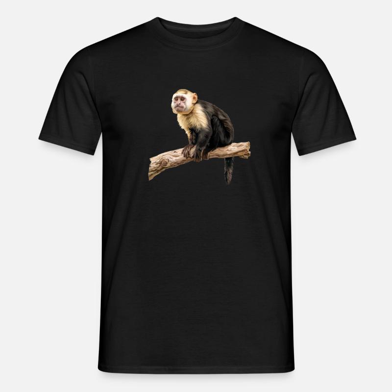 Capuchin monkey whisperer - Männer T-Shirt - Schwarz