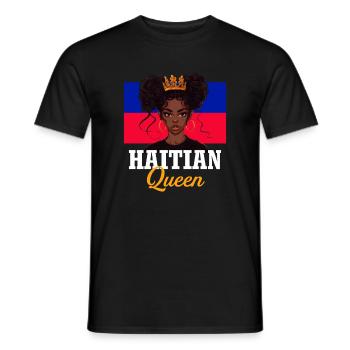 Haitian princess, haiti - Männer T-Shirt - Schwarz - Vorne - AI Model Male 178 light (178cm)