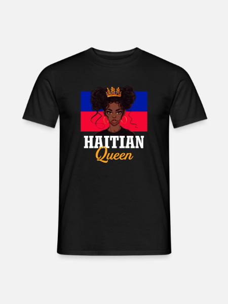 Haitian princess, haiti - Männer T-Shirt - Schwarz